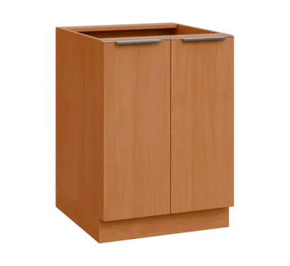 SIS - 6D2 spodní skříňka, 2-dveřová, 870x600x600, buk royal